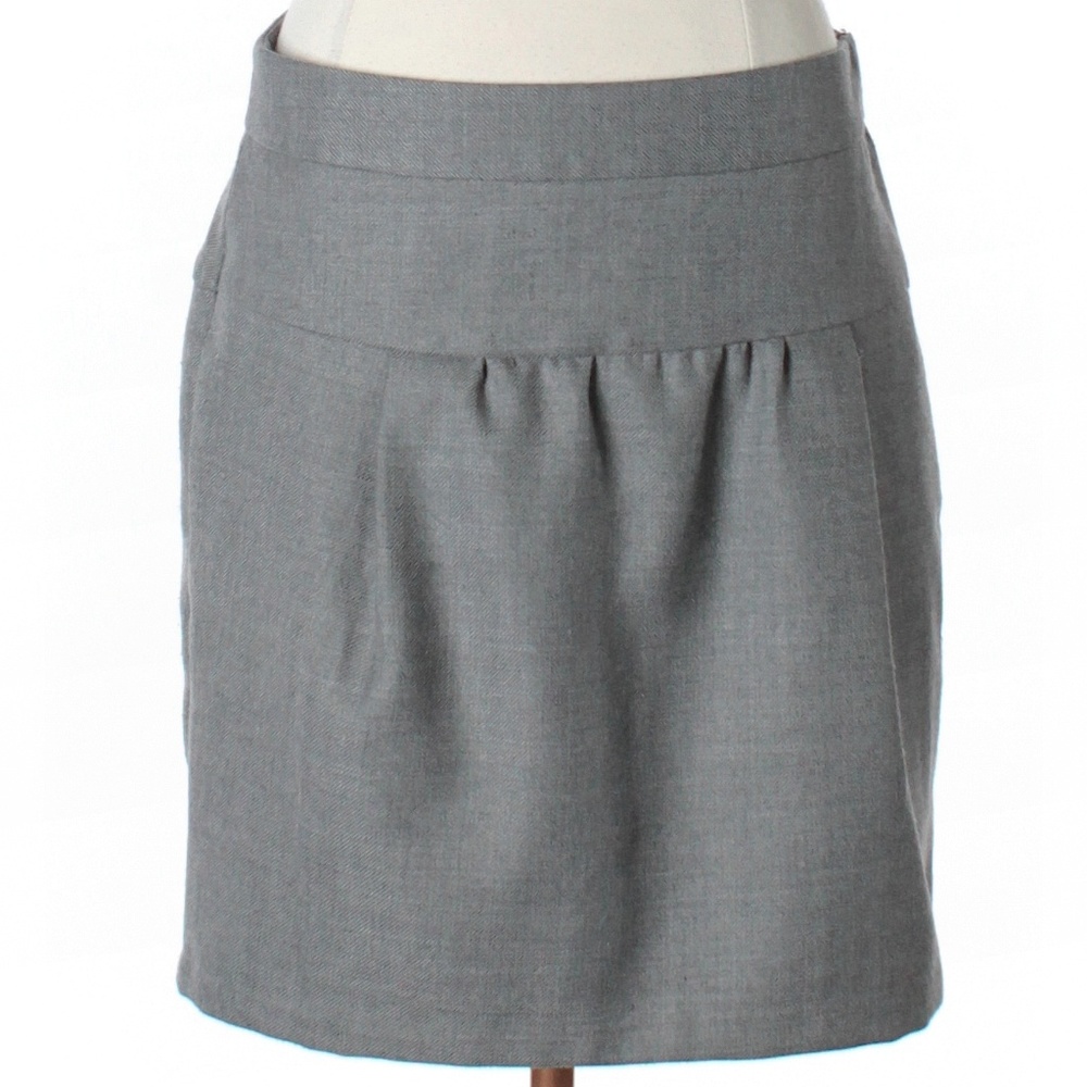 Ann Taylor Loft Wool Skirt With Pockets